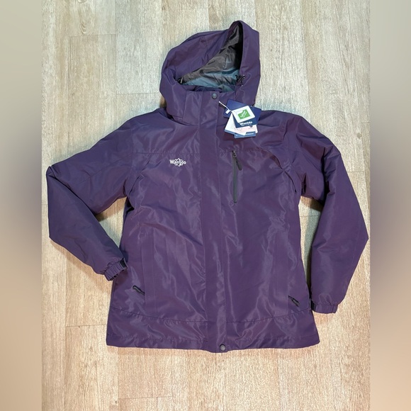 Wantdo Jackets & Blazers - WANTDO WOMENS PURPLE WINDPROOF AND WEAR RESISTANT SKI JACKET SIZE L